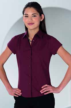 RUSSELL LADIES SHORT SLEEVE FITTED SHIRT