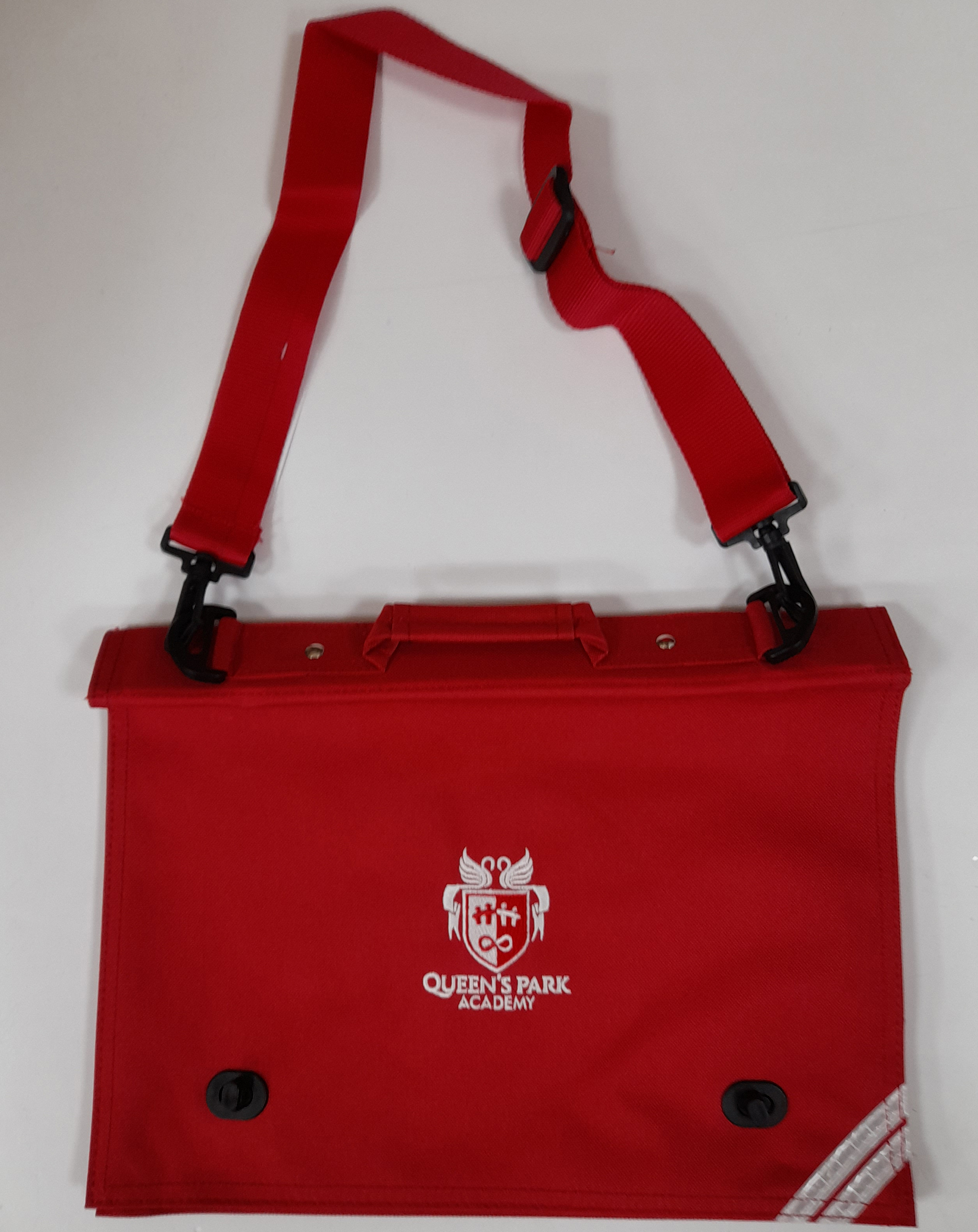 Queens Park Academy Premium Book Bag (Red)
