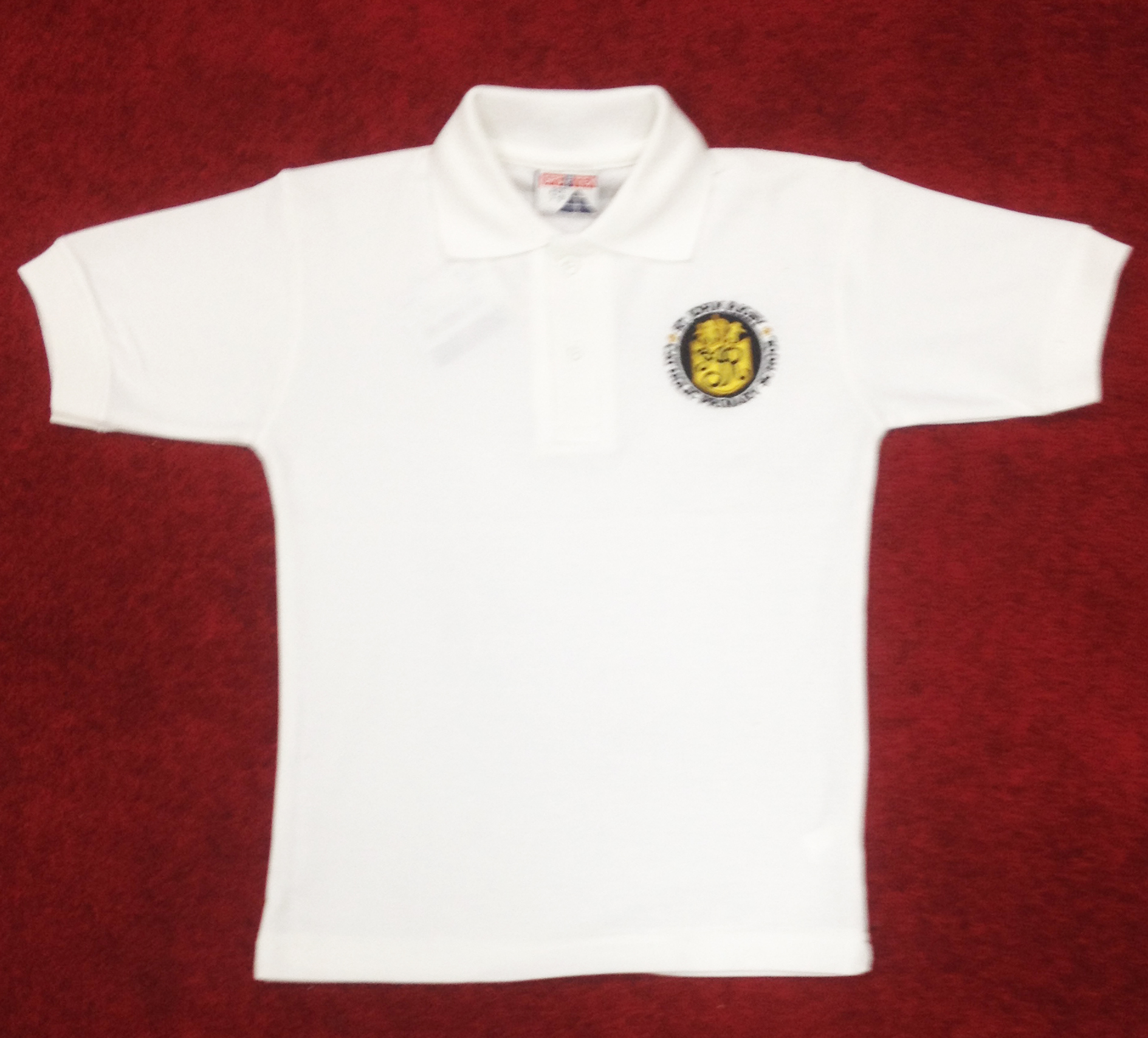 St John Rigby Summer Polo Shirt (White) YEAR 5 & 6