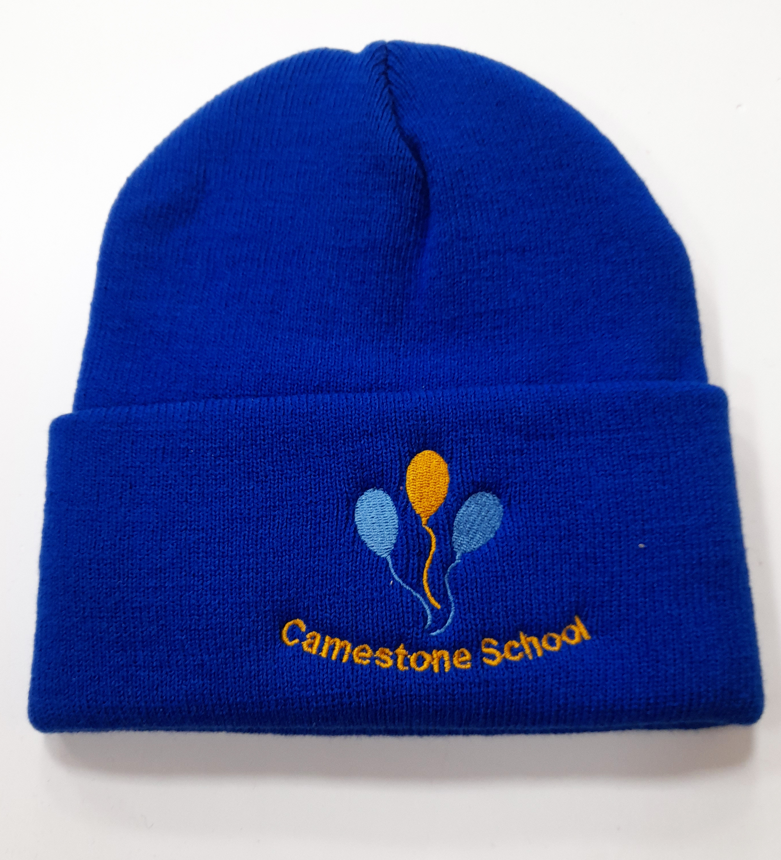 Camestone Knitted Hat (Royal With Logo)
