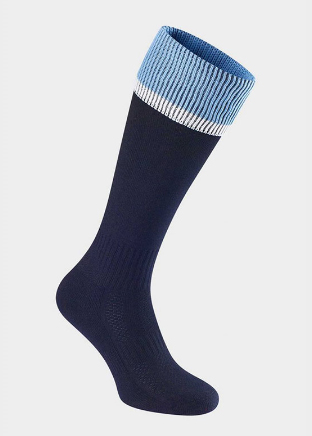 Daubeny Sports Socks (Navy/SkyWhite)