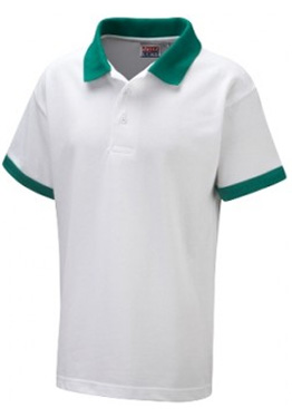 Polo Shirt With Contrast Collar and Trim
