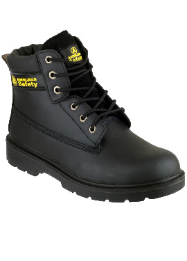 AMBLERS SMOOTH LEATHER UPPER UNISEX SAFETY BOOTS - S1
