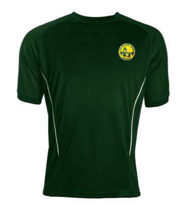 Goldington Green Esential PE T-Shirt (Bottle/White)