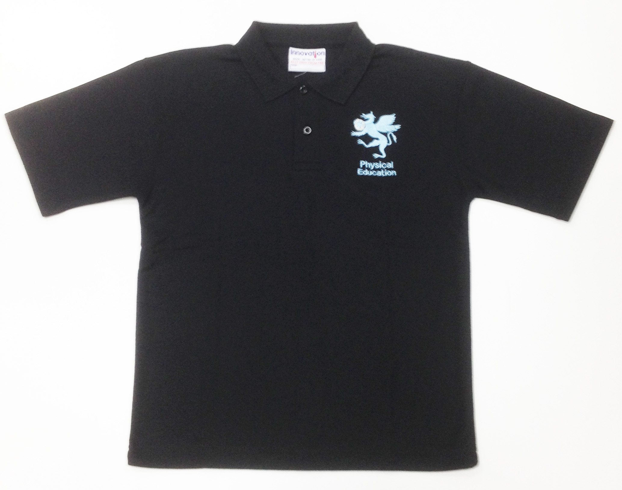 Mark Rutherford Sports Polo Shirt (Black With Logo)