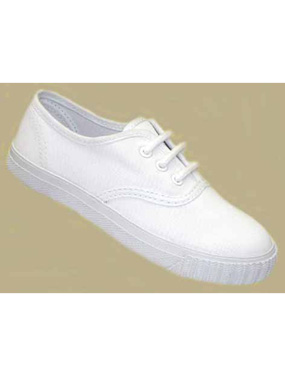 PLIMSOLL (lace up) WHITE           REDUCED     