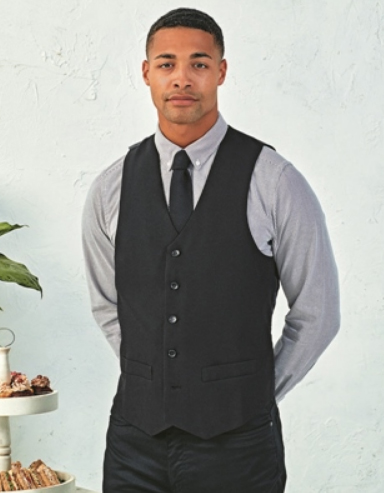 PREMIER MENS LINED POLYESTER WAISTCOAT