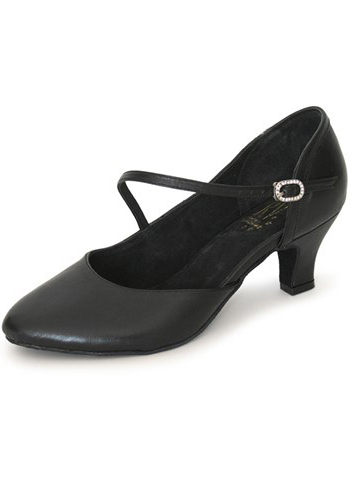 LADIES WIDE FIT BALLROOM SHOE WITH 2