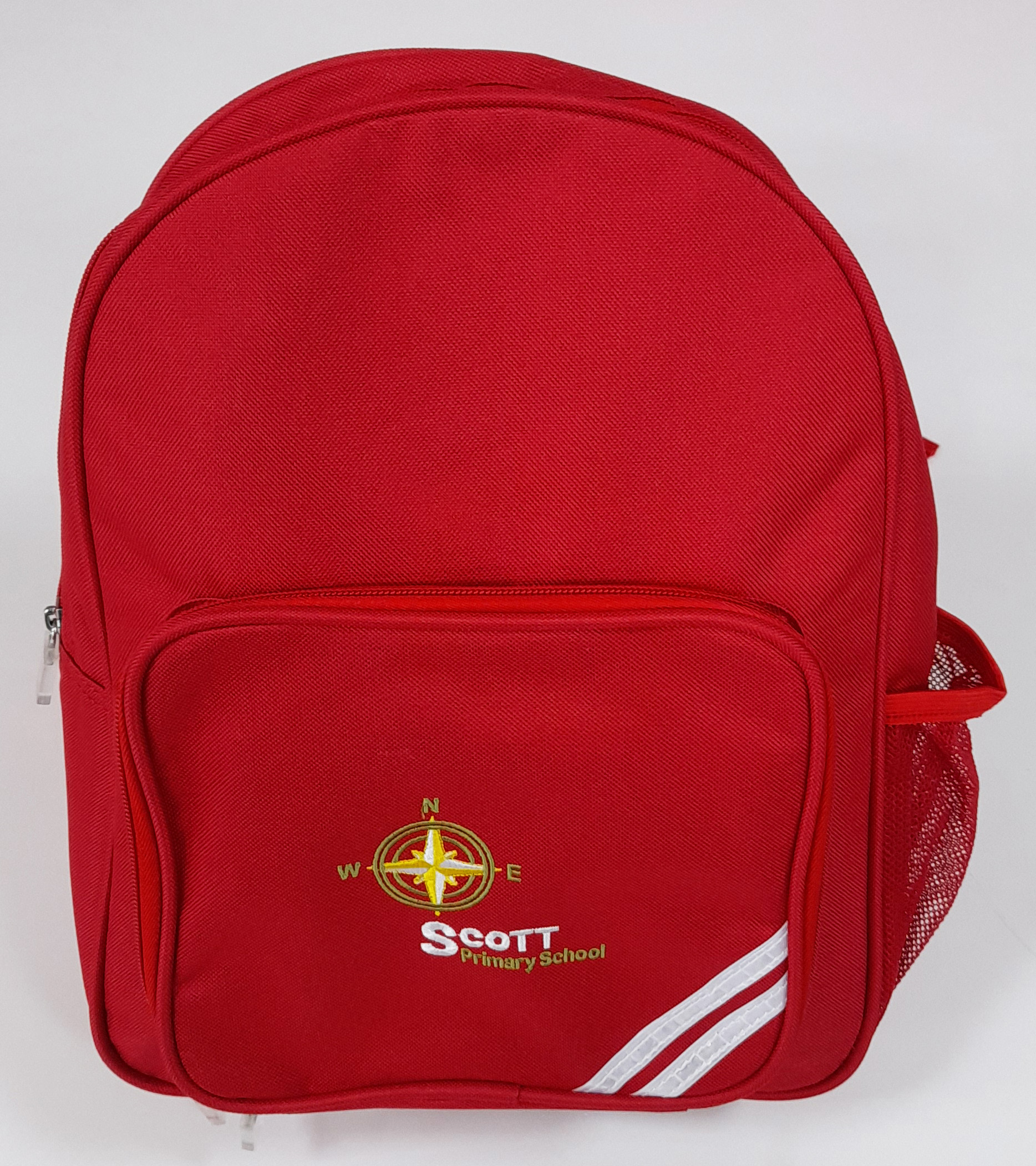 Scott Primary Infant Backpack (Red With Logo) YR 5 & 6