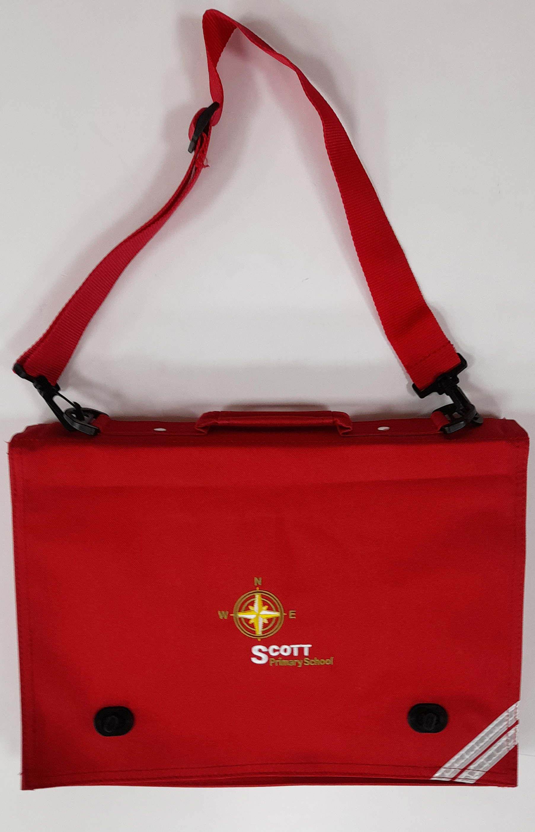 Scott Primary Document Case (Red With Logo) RECP TO YR 4