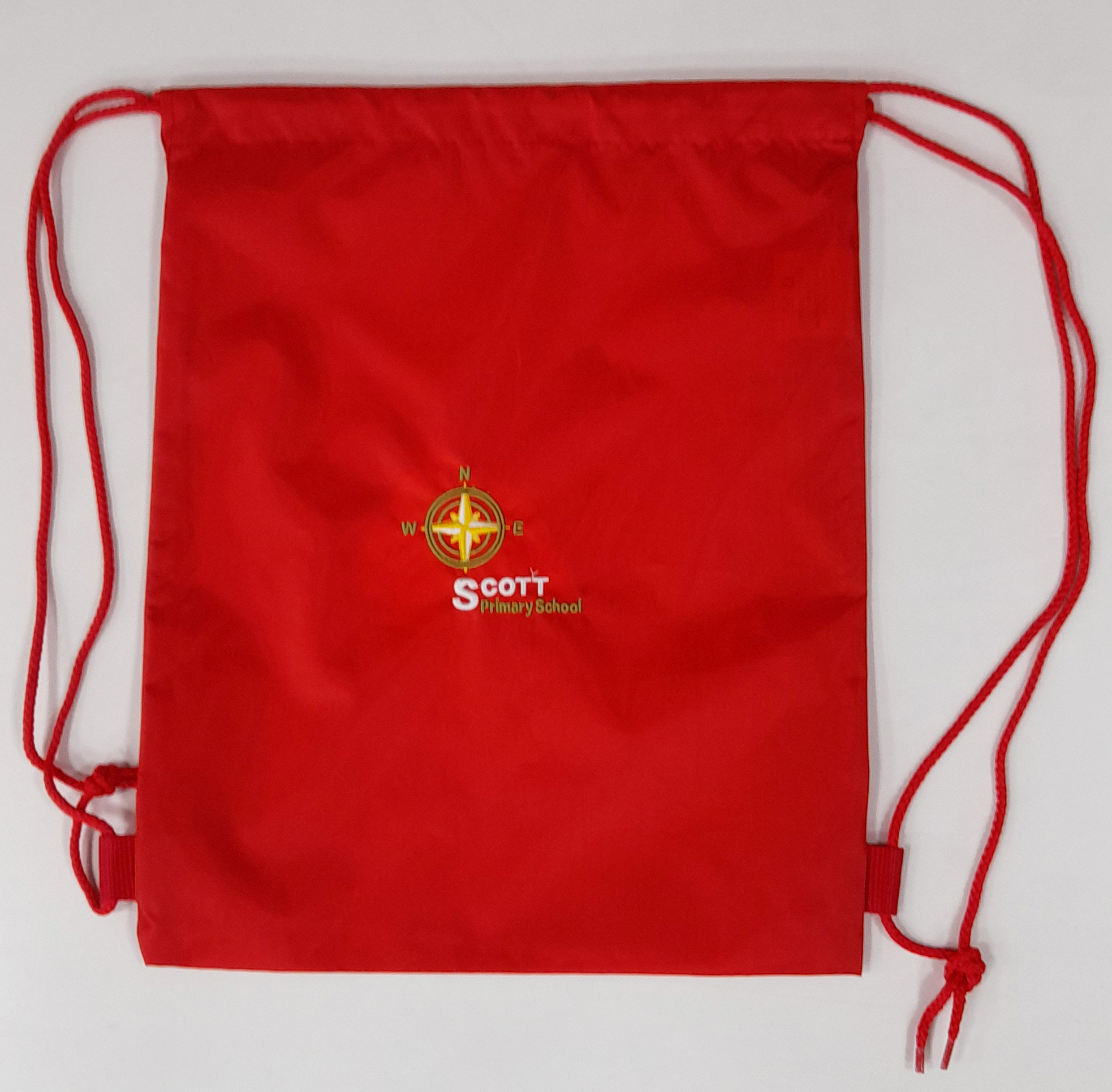 Scott Primary PE Bag (Red With Logo) RECP TO YR 6