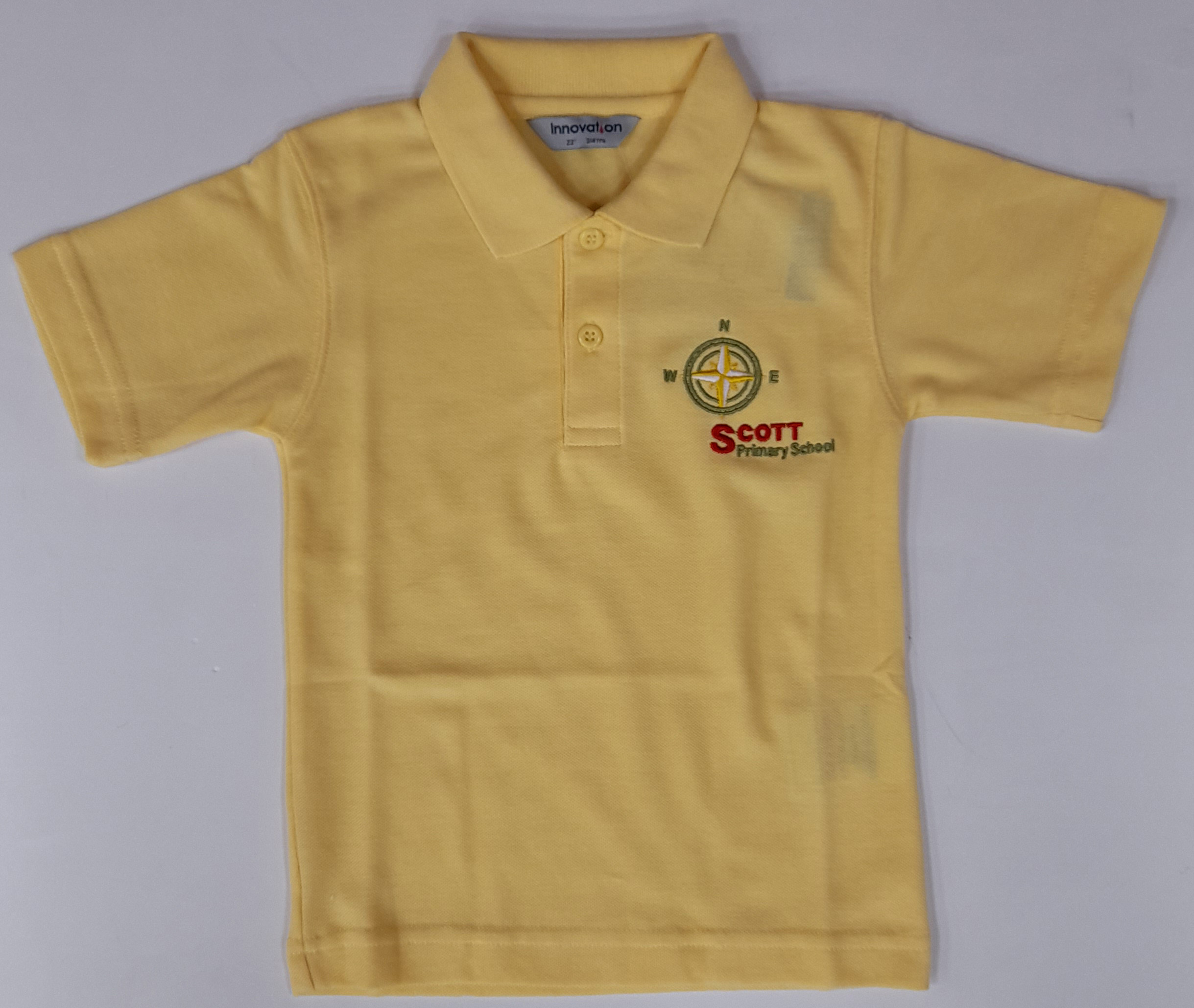 Scott Primary Nursery Polo (Yellow With Logo)