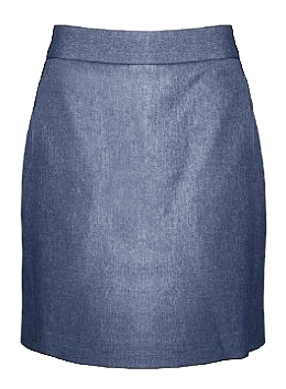 BANNER S-CUT STRAIGHT SKIRT