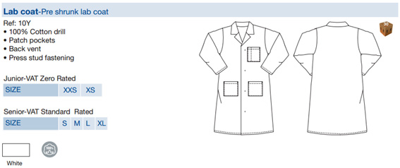 BANNER LAB COAT (111425)