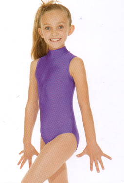 TURTLE NECK SLEEVELESS LEOTARD