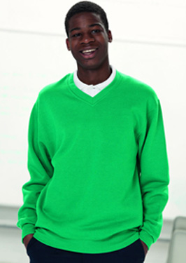 ADULTS V-NECK SWEATSHIRT