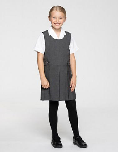 BANNER BOX PLEAT PINAFORE