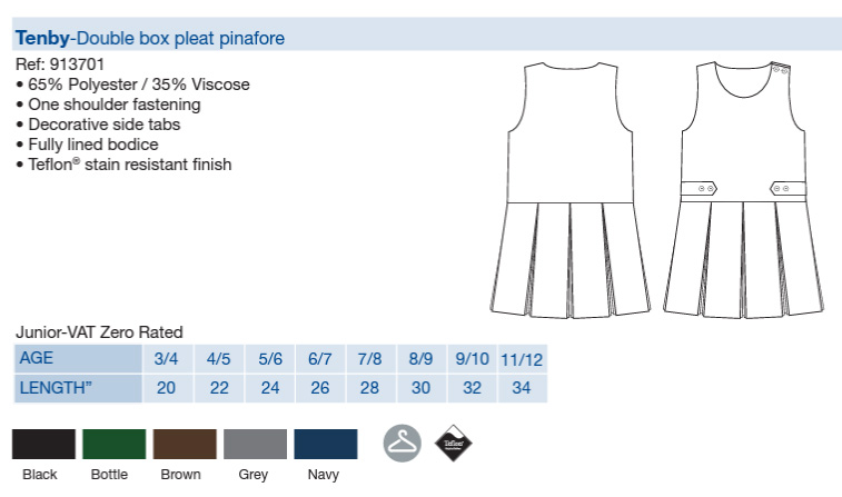 BANNER BOX PLEAT PINAFORE