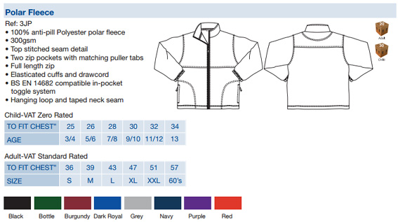 Brickhill Primary Polar Fleece (Bottle)