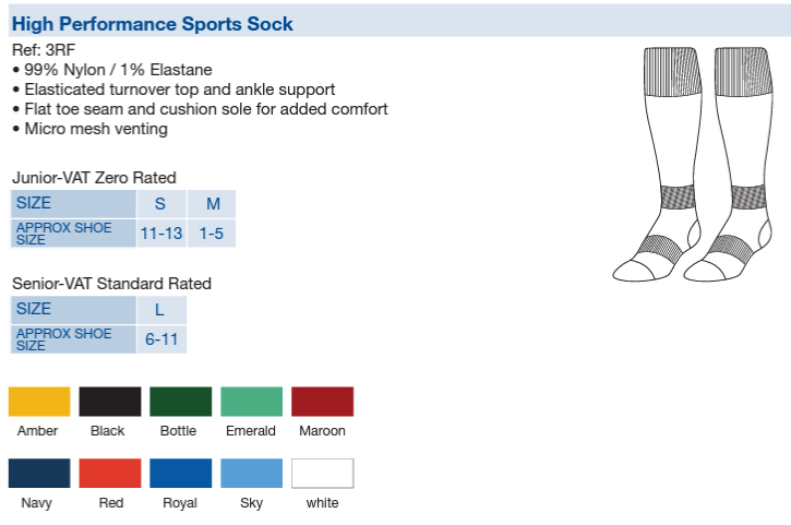 BANNER HIGH PERFORMANCE SPORTS SOCKS (112129)