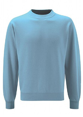 BANNER DROP SHOULDER CREW NECK SWEATSHIRT