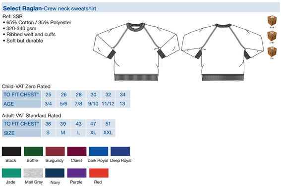 CAULDWELL SCHOOL SWEATSHIRT (BURGUNDY)