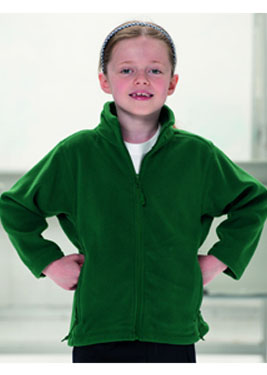 CHILDRENS FULL ZIP OUTDOOR FLEECE