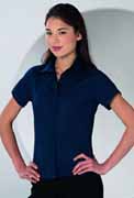 RUSSELL LADIES SHORT SLEEVE CLASSIC TWILL SHIRT