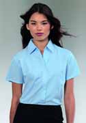 JERZEES S/S LADIES EASY CARE OXFORD SHIRT - 933F