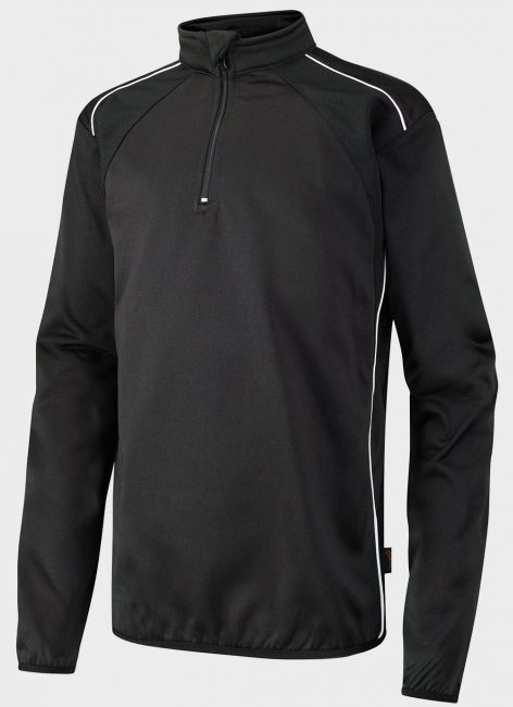 Bedford Free School 1/4 Zip Training Top (Black/White)