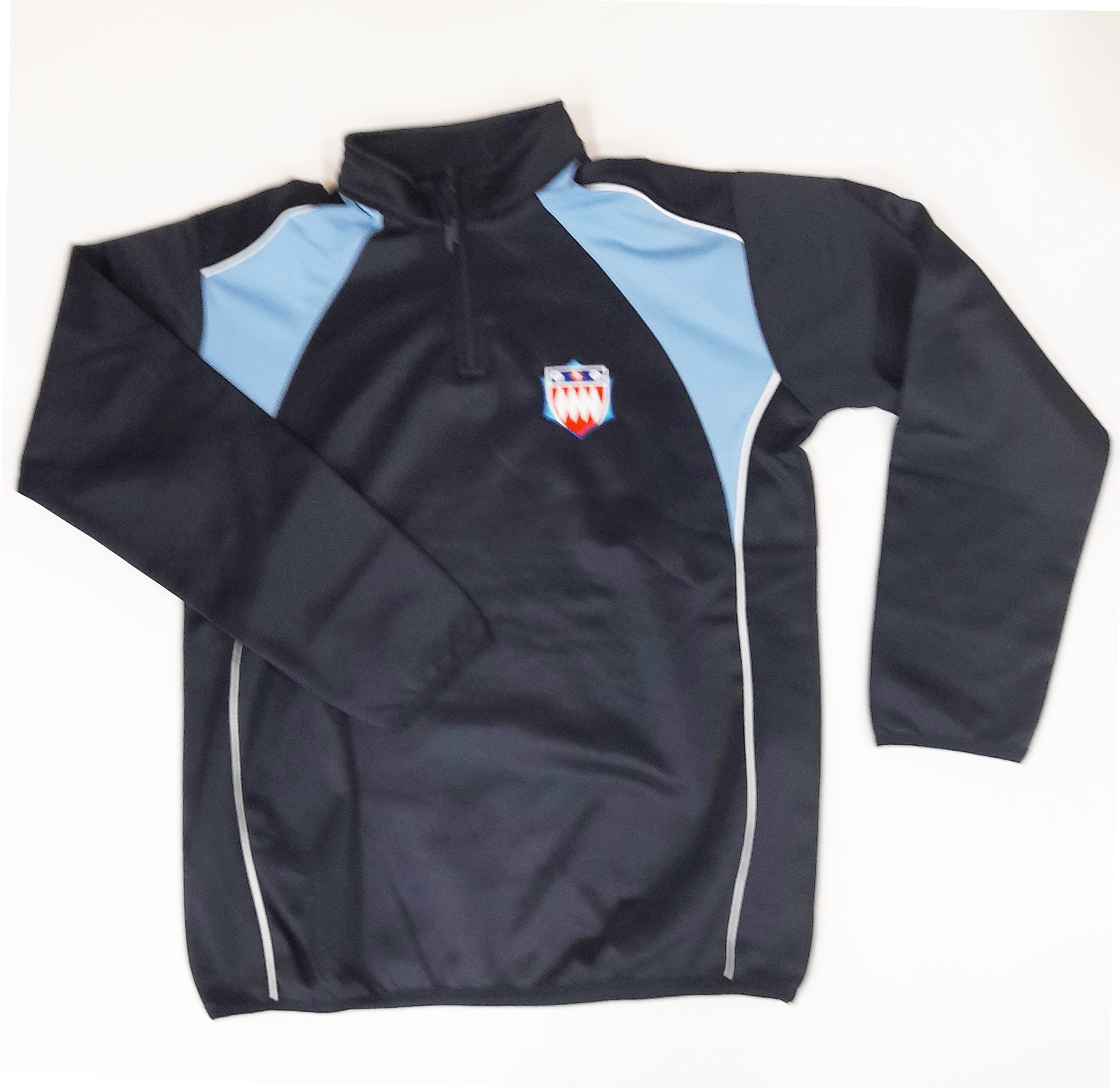 Daubeney Academey 1/4 Zip Training Top (Navy/Sky)