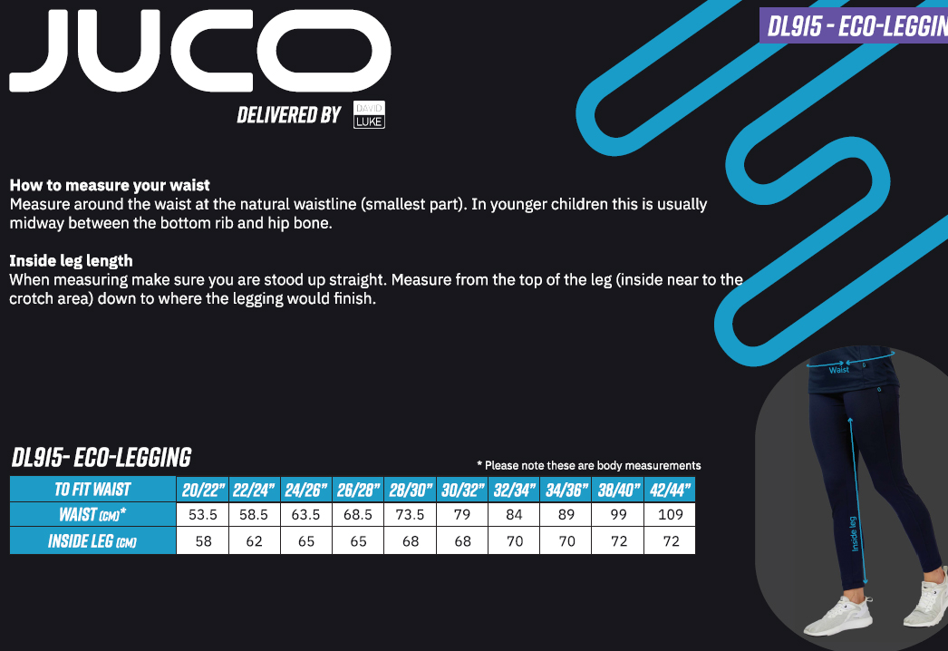 DAVID LUKE TECH SPORTS LEGGING