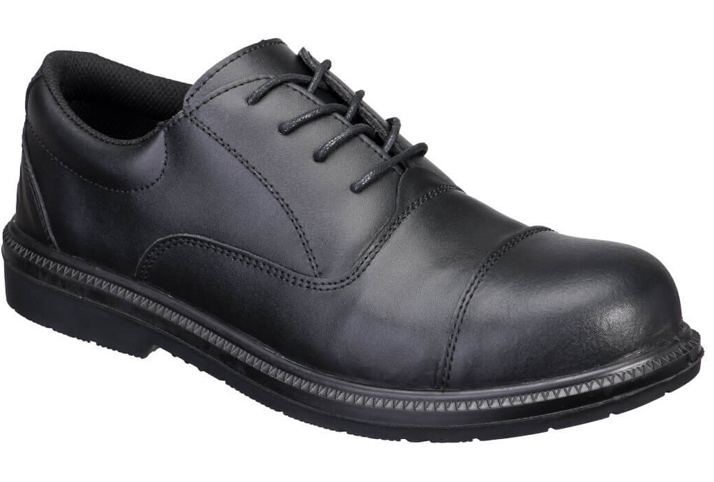 PORTWEST STEEL ACTION LEATHER EXECUTIVE SHOE S3 SR FO