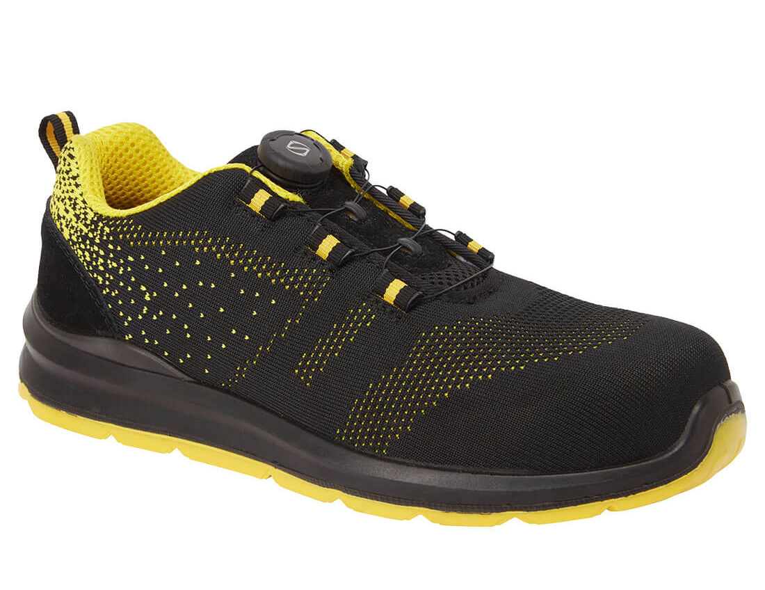 PORTWEST COMPOSITELITE WIRE LACE SAFETY TRAINER KNIT S1P