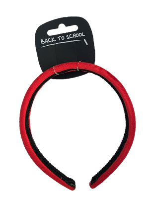 UNICOL VELVET HAIRBAND RED