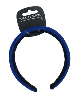 UNICOL VELVET HAIRBAND ROYAL