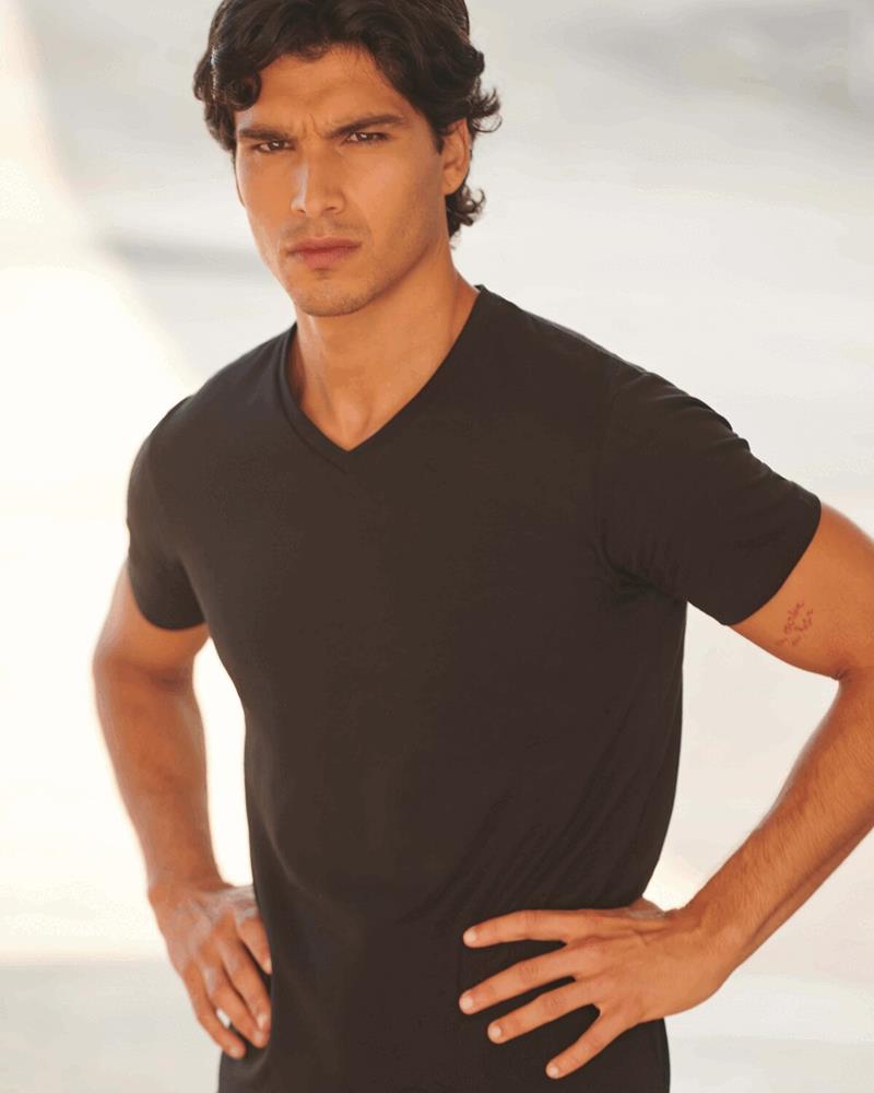 MENS FEEL GOOD STRETCH V-NECK T-SHIRT