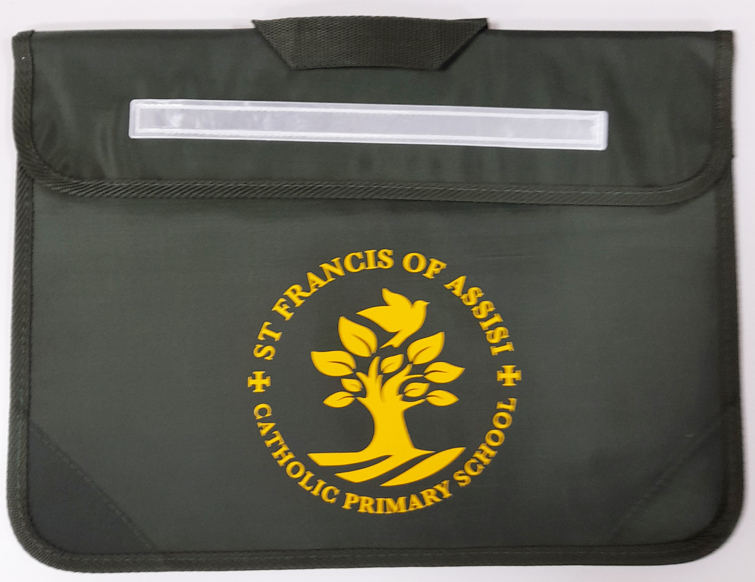 St Francis Book Bag (Bottle Green)