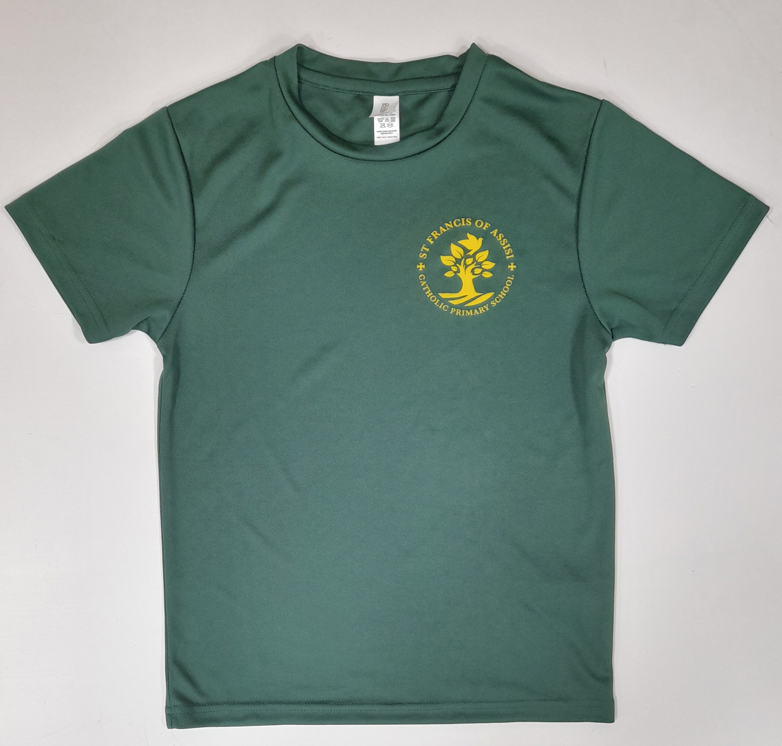 St Francis PE T-Shirt (Bottle Green)