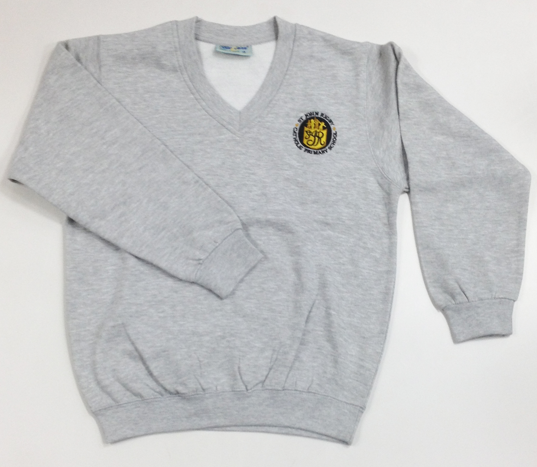 St John Rigby V-Neck Sweatshirt (Grey)