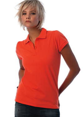 LADIES HEAVYMILL POLO SHIRT