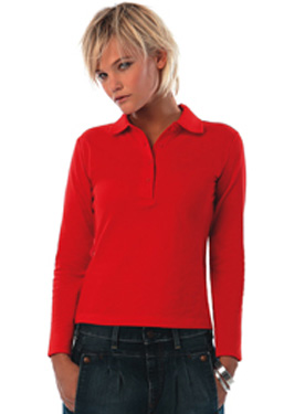 LADIES L/SLEEVE SAFRAN POLO