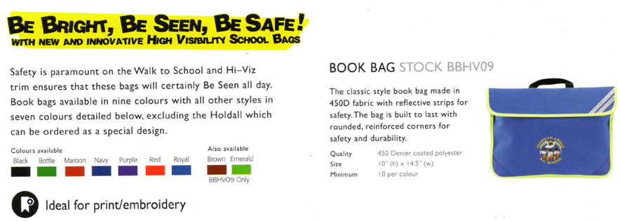 Hi-Viz Book Bag