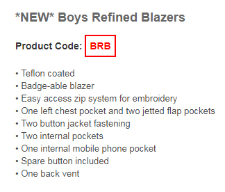 INNOVATIONS BOYS REFINED SCHOOL BLAZER