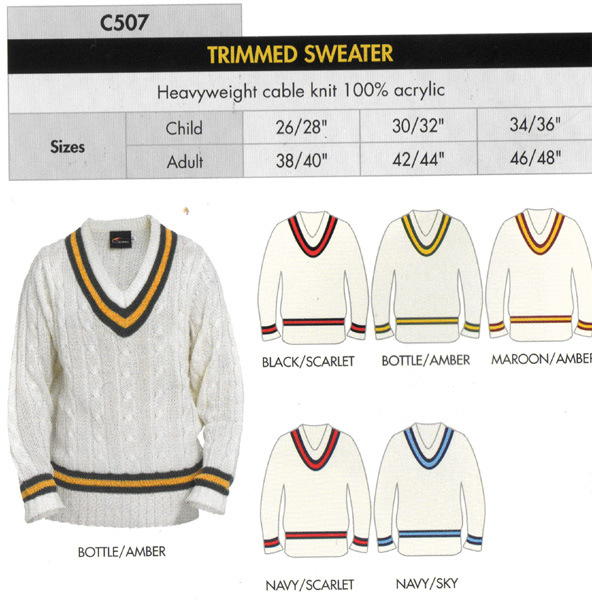 Trimmed Cricket Sweater