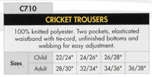 Cricket Trouser 