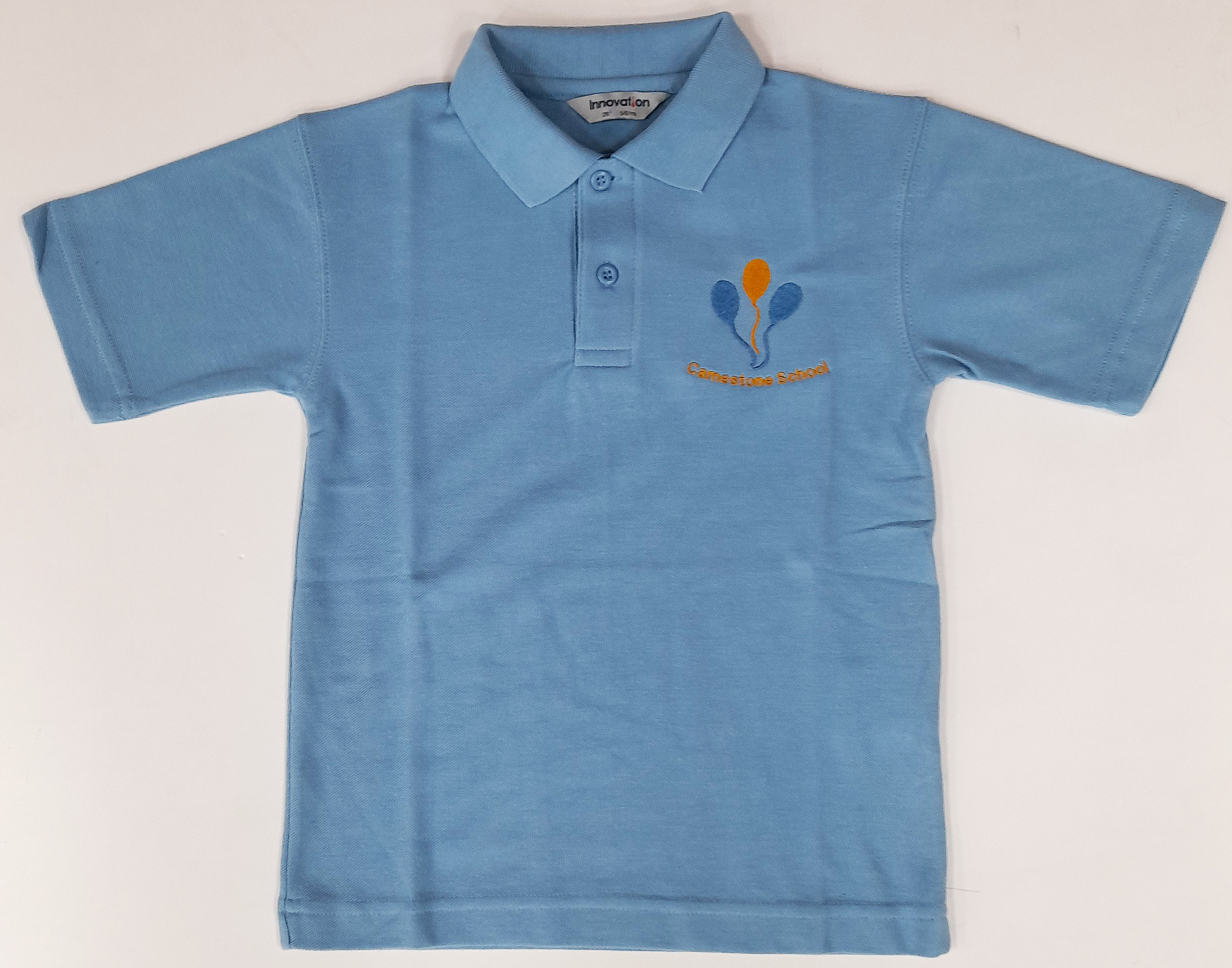 Camestone School Polo Shirt (Sky) Reception+Year 1 & 2