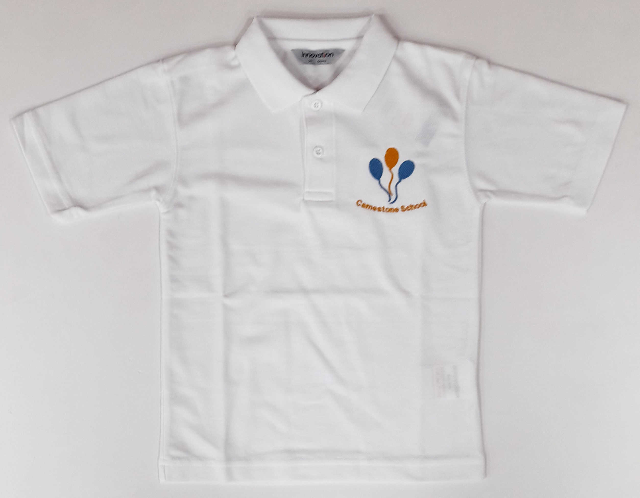 Camestone School Polo Shirt (White) Years 3, 4, 5, 6