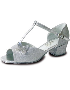GLITTER BALLROOM SHOE WITH T-BAR STRAP