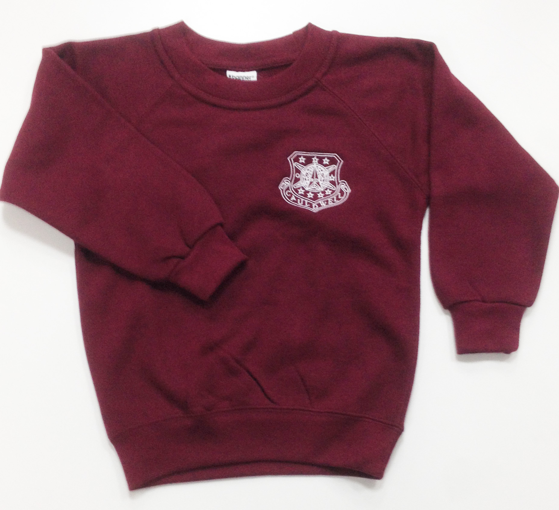 CAULDWELL SCHOOL SWEATSHIRT (BURGUNDY)